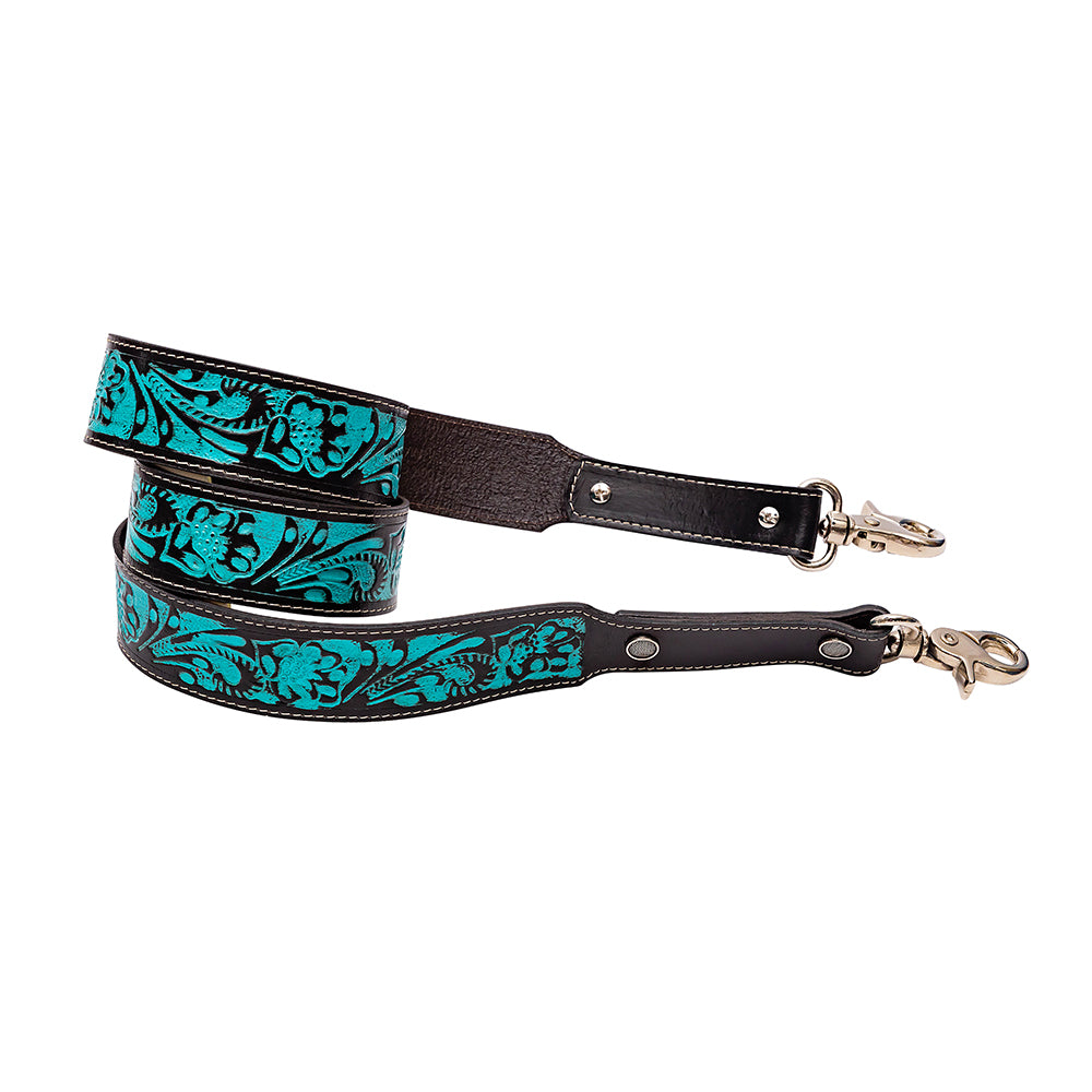 Rock Springs Hand-tooled Leather Strap - Myra USA