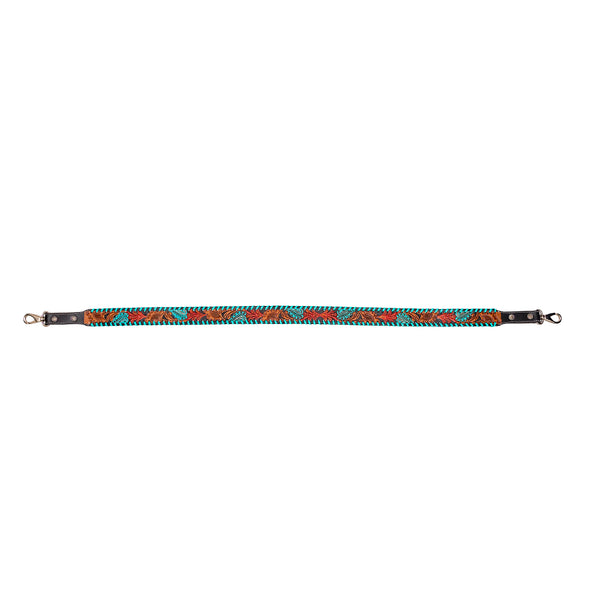 Raintree Gorge Hand-tooled Leather Strap - Myra USA
