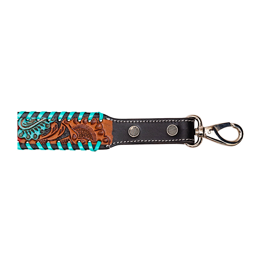 Raintree Gorge Hand-tooled Leather Strap - Myra USA