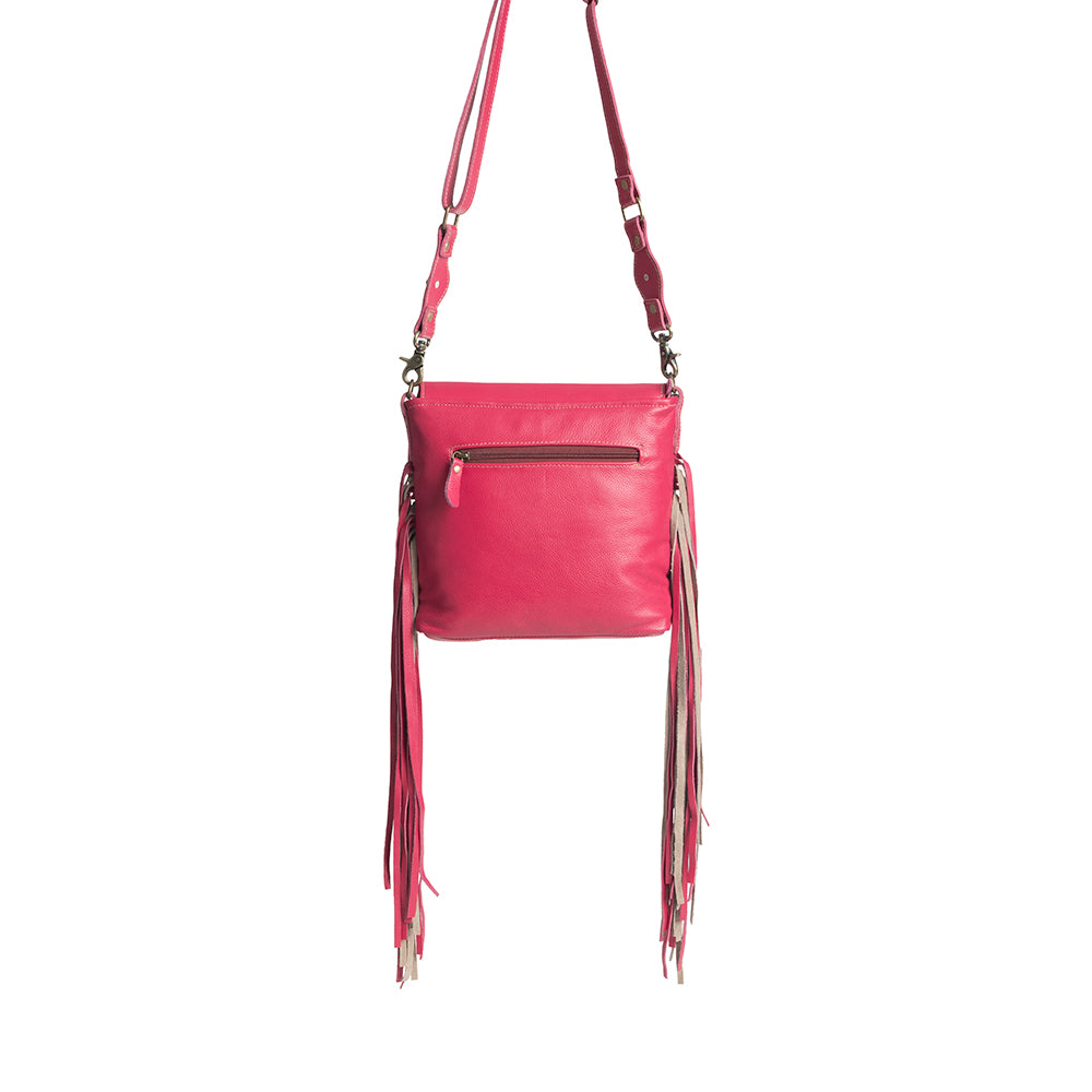 Rosa Verde Hand-Tooled Bag - Myra USA