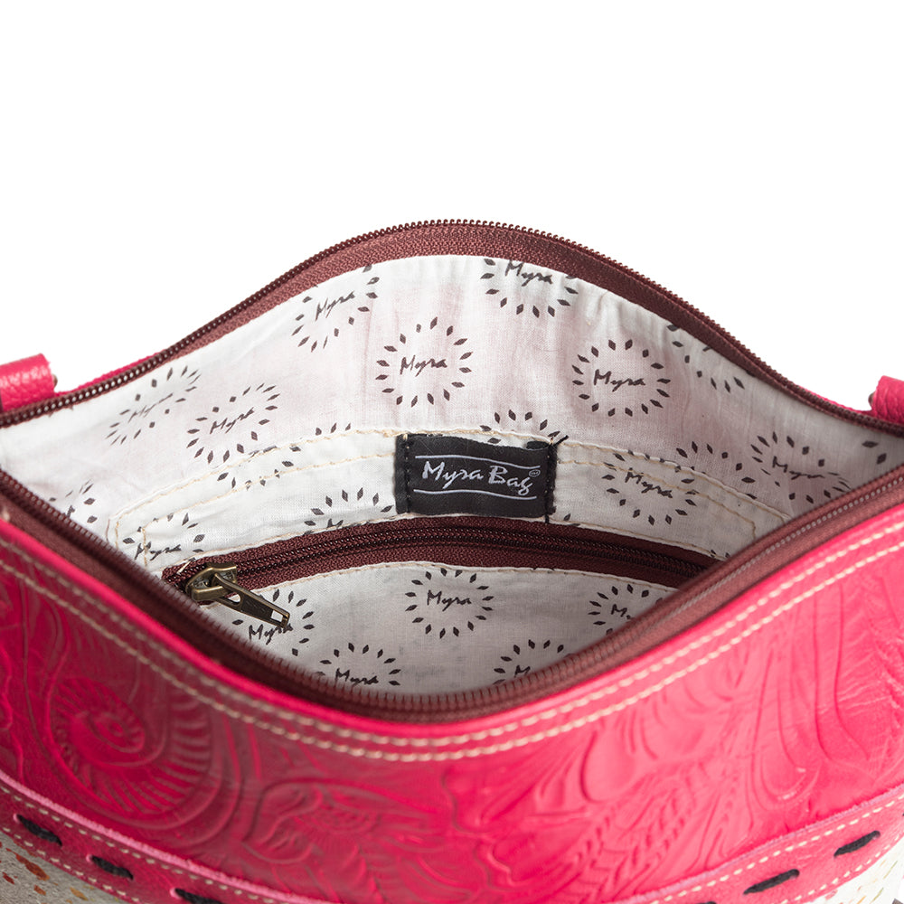 Rosa Verde Canvas & Hairon Bag - Myra USA