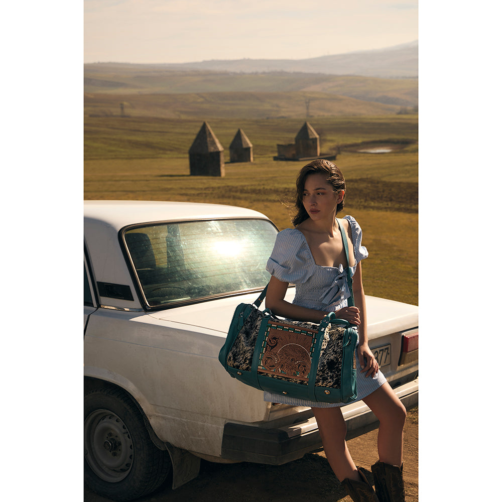 Darling Mesa Traveller Bag In Blue - Myra USA