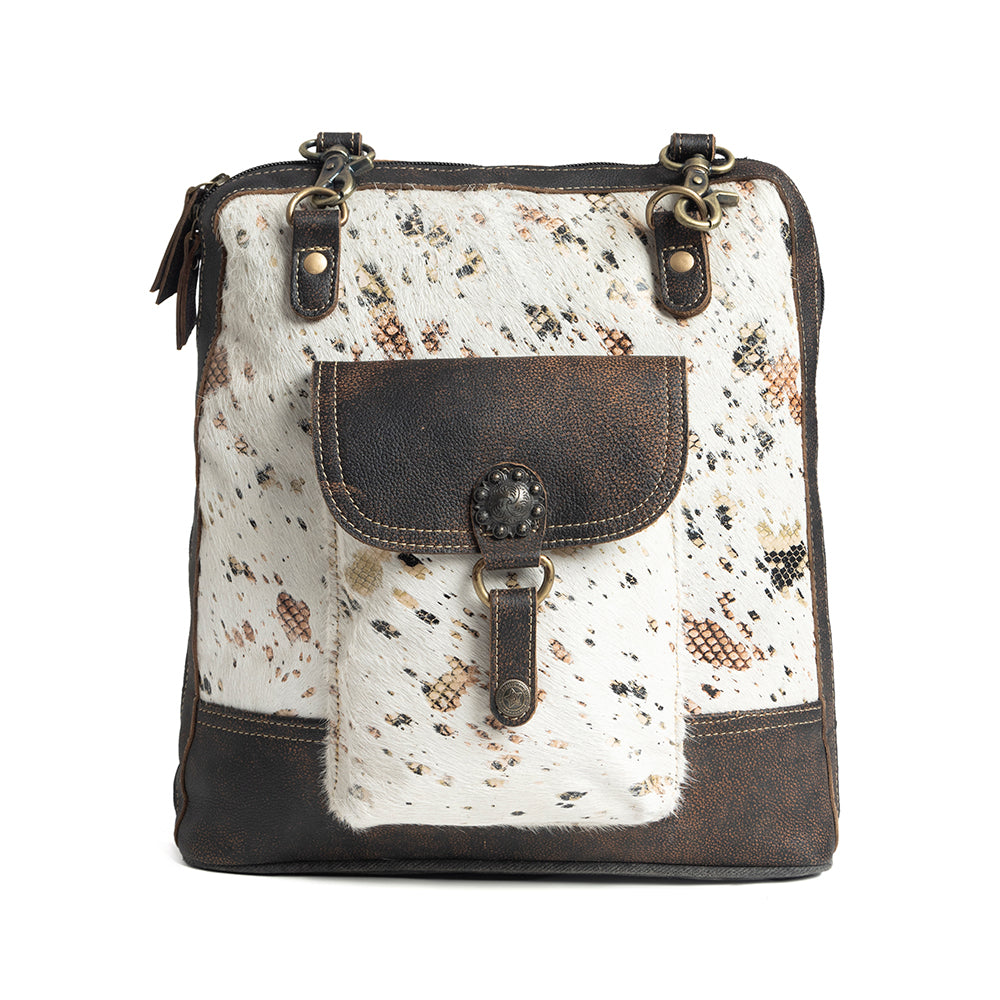 Cliffside Canvas & Hairon Bag - Myra USA