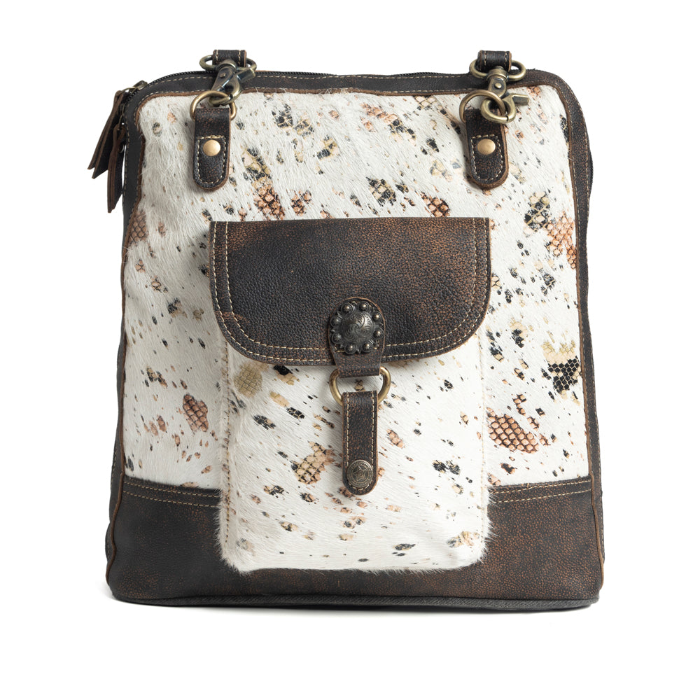 Cliffside Canvas & Hairon Bag - Myra USA