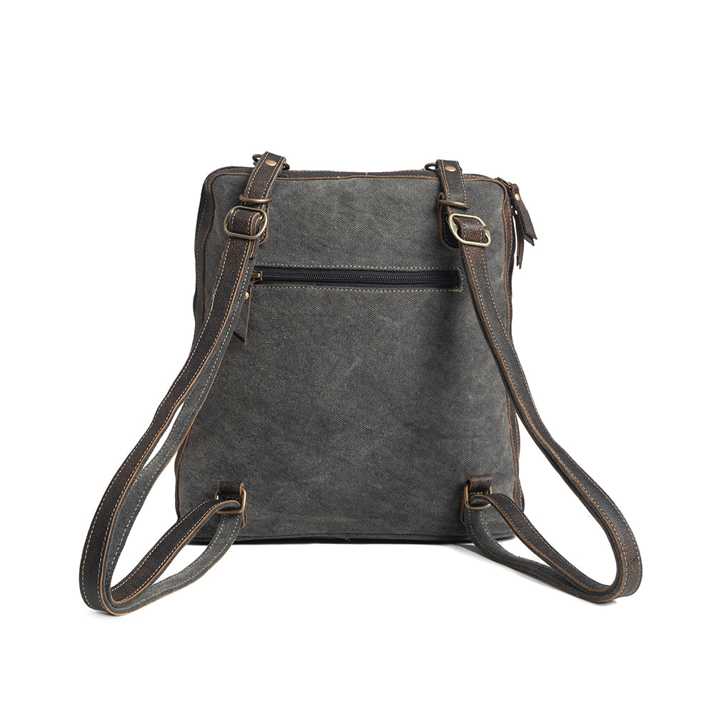 Cliffside Canvas & Hairon Bag - Myra USA