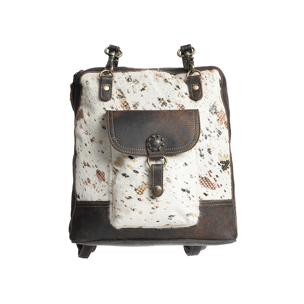 Cliffside Canvas & Hairon Bag - Myra USA