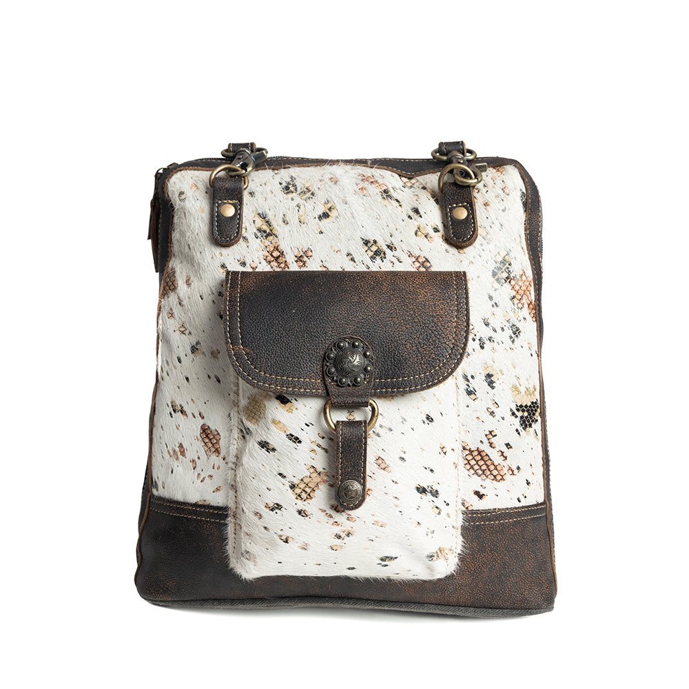 Cliffside Canvas & Hairon Bag - Myra USA