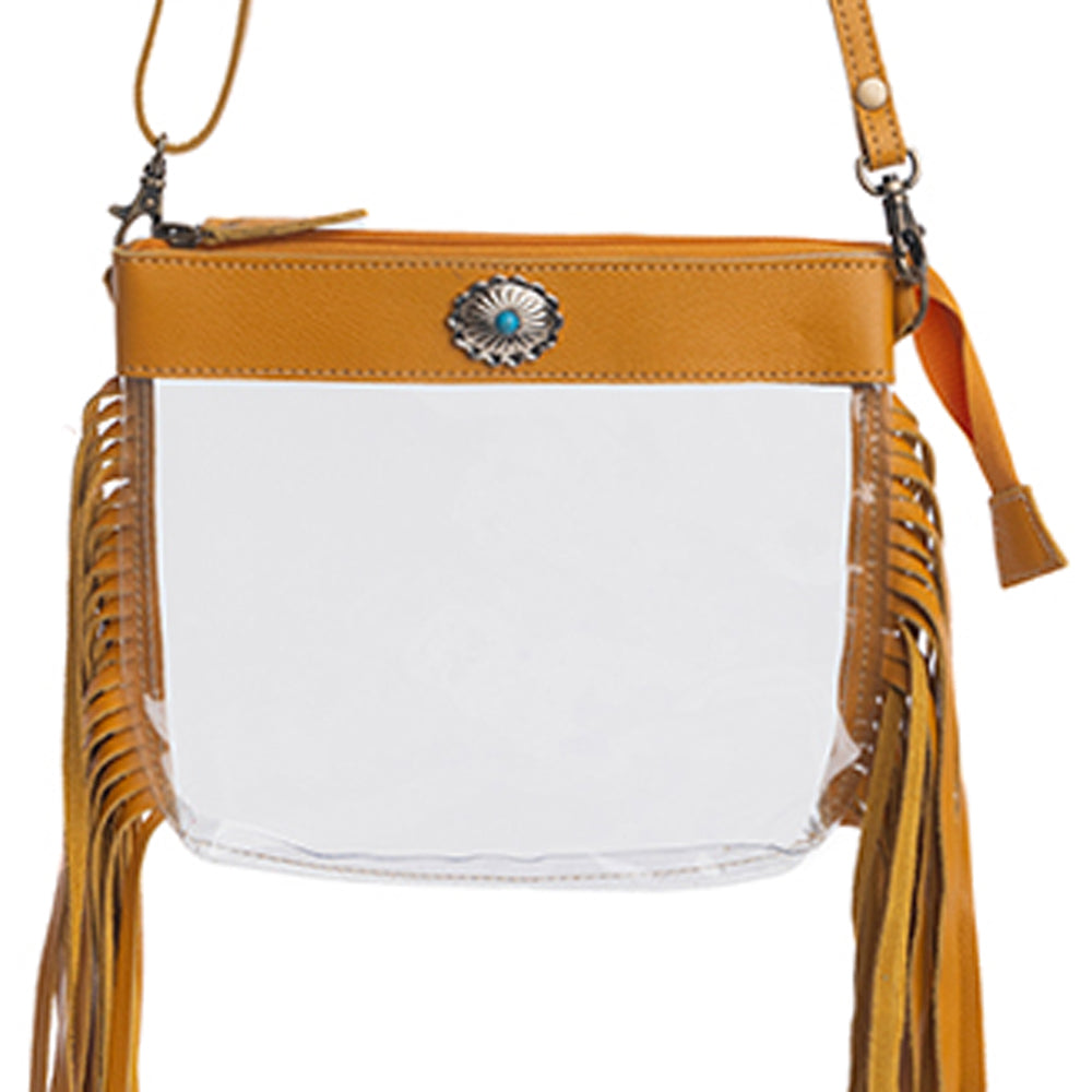Azura Clear Bag in Sunrise Yellow - Myra USA