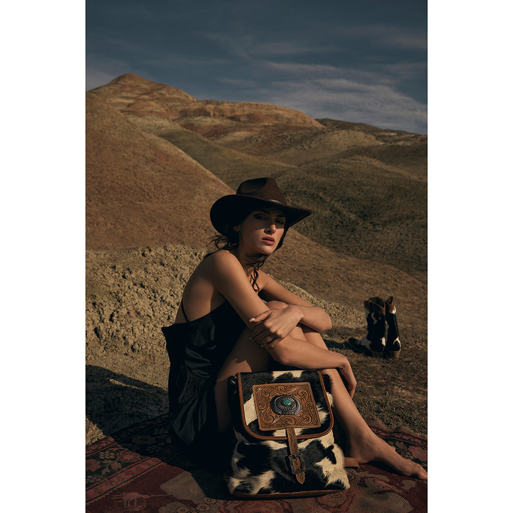 Westward Wind Hand-Tooled Bag - Myra USA