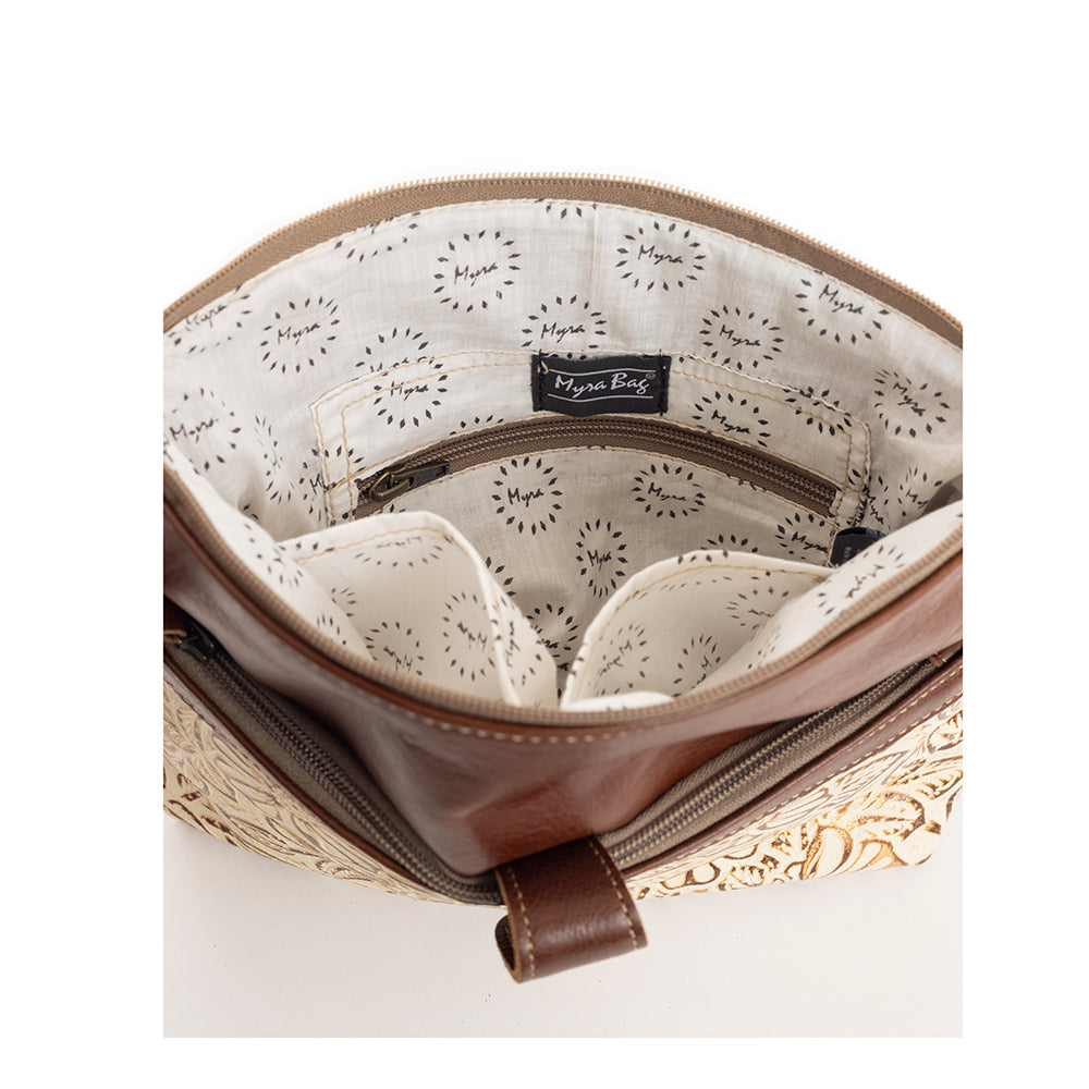 Fennington Leather Bag in Ivory - Myra USA
