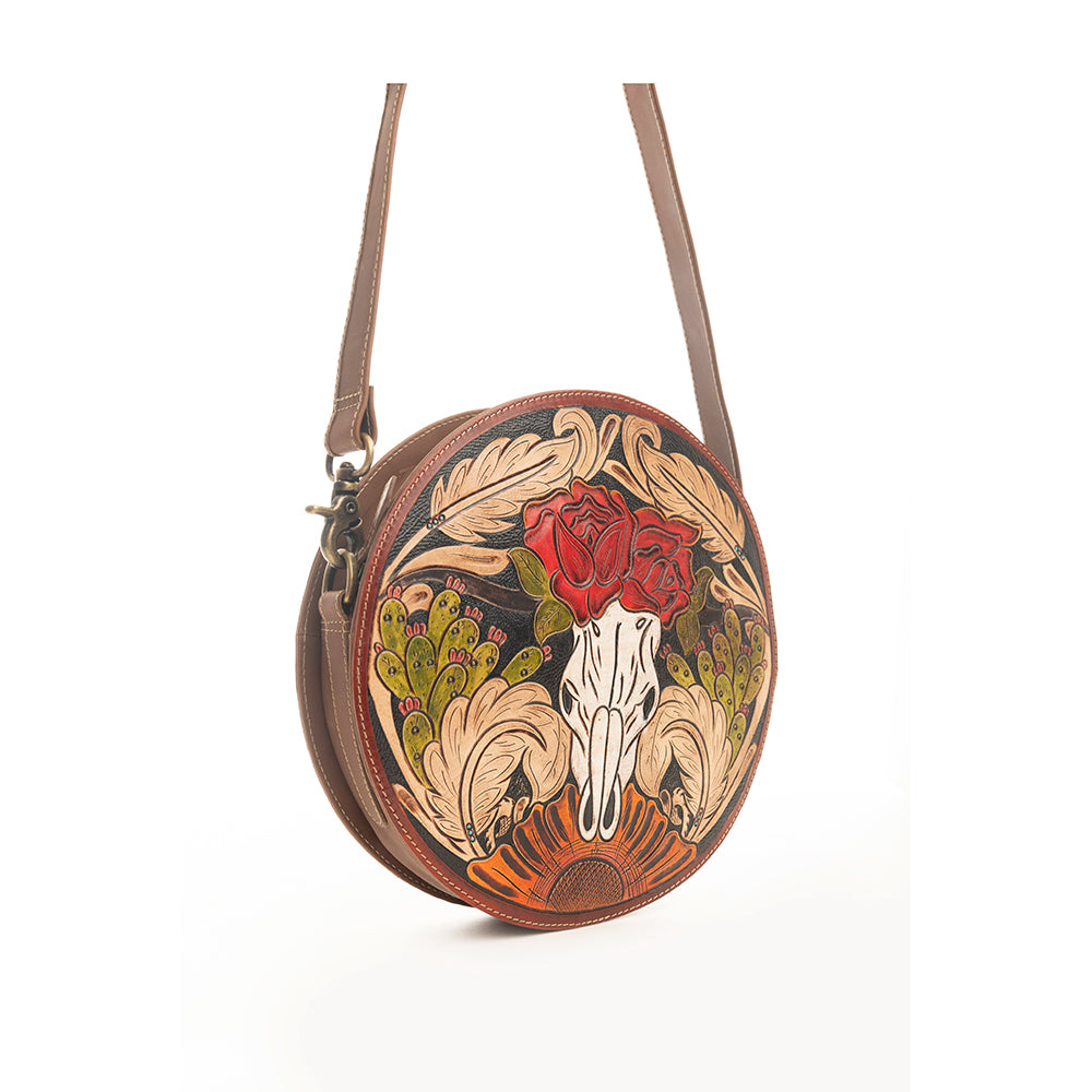 Winds of the Rose Round Bag - Myra USA