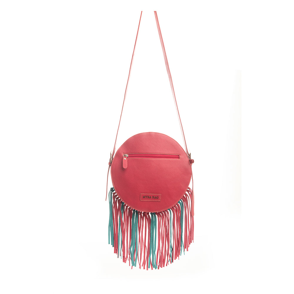Rosa Crimson Round Bag - Myra USA