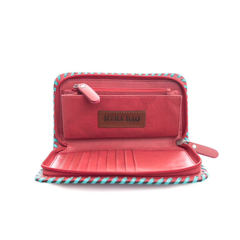 Rosa Crimson Wallet - Myra USA