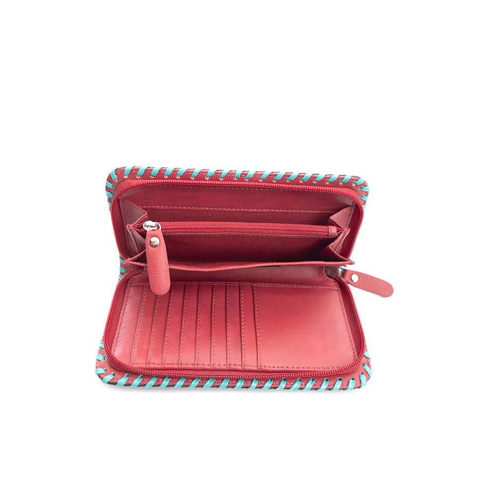 Rosa Crimson Wallet - Myra USA