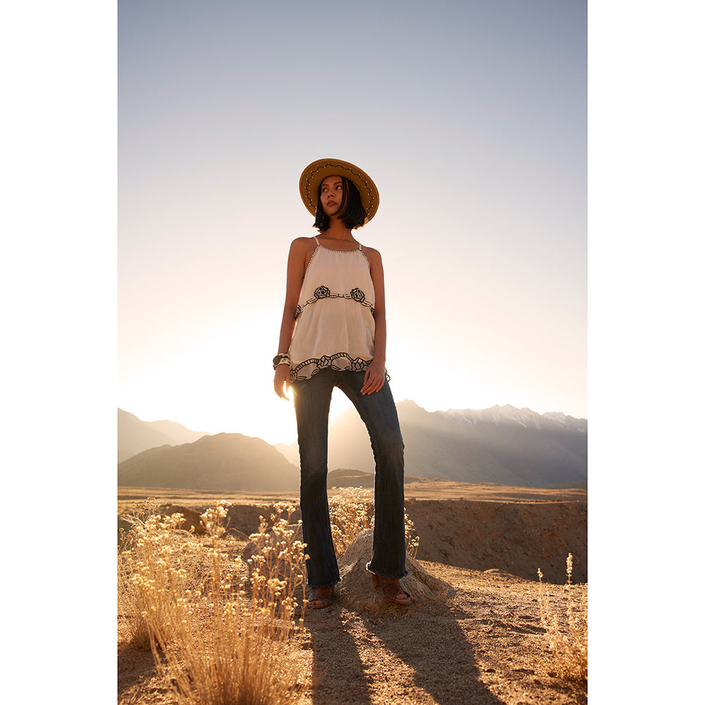 Monika Boot In Hand-tooled Leather - Myra USA