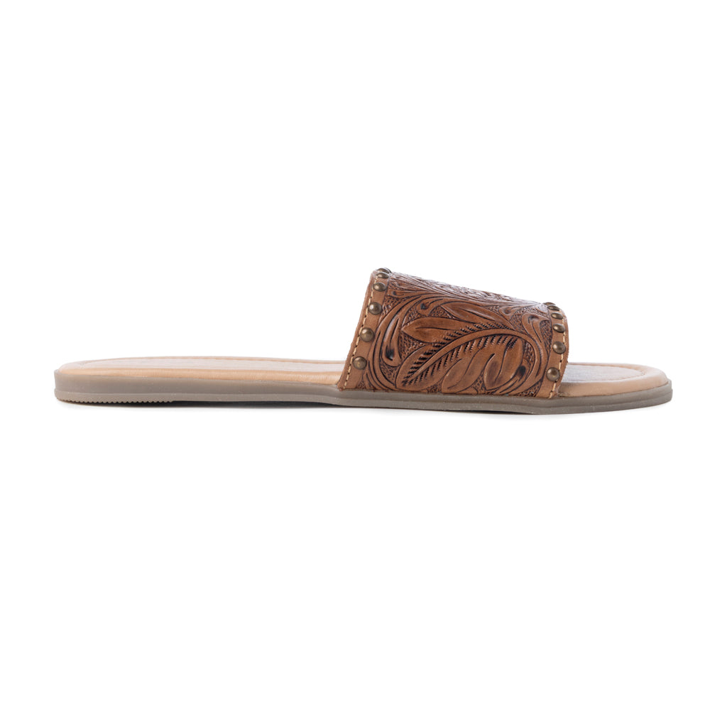 Ellie Hand-Tooled Sandals - Myra USA