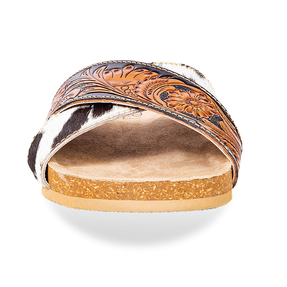 Nevada Hand-Tooled Sandals - Myra USA