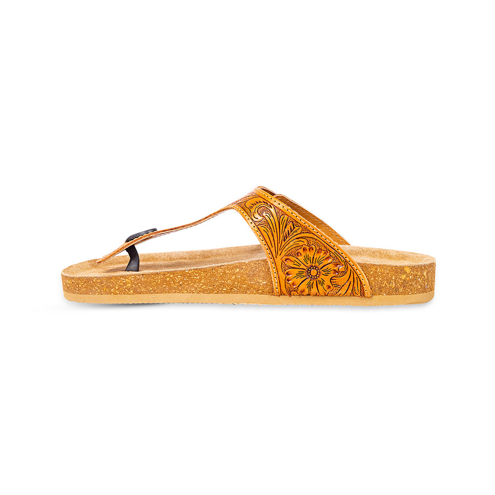 Rosie Trail Hand-Tooled Sandals - Myra USA