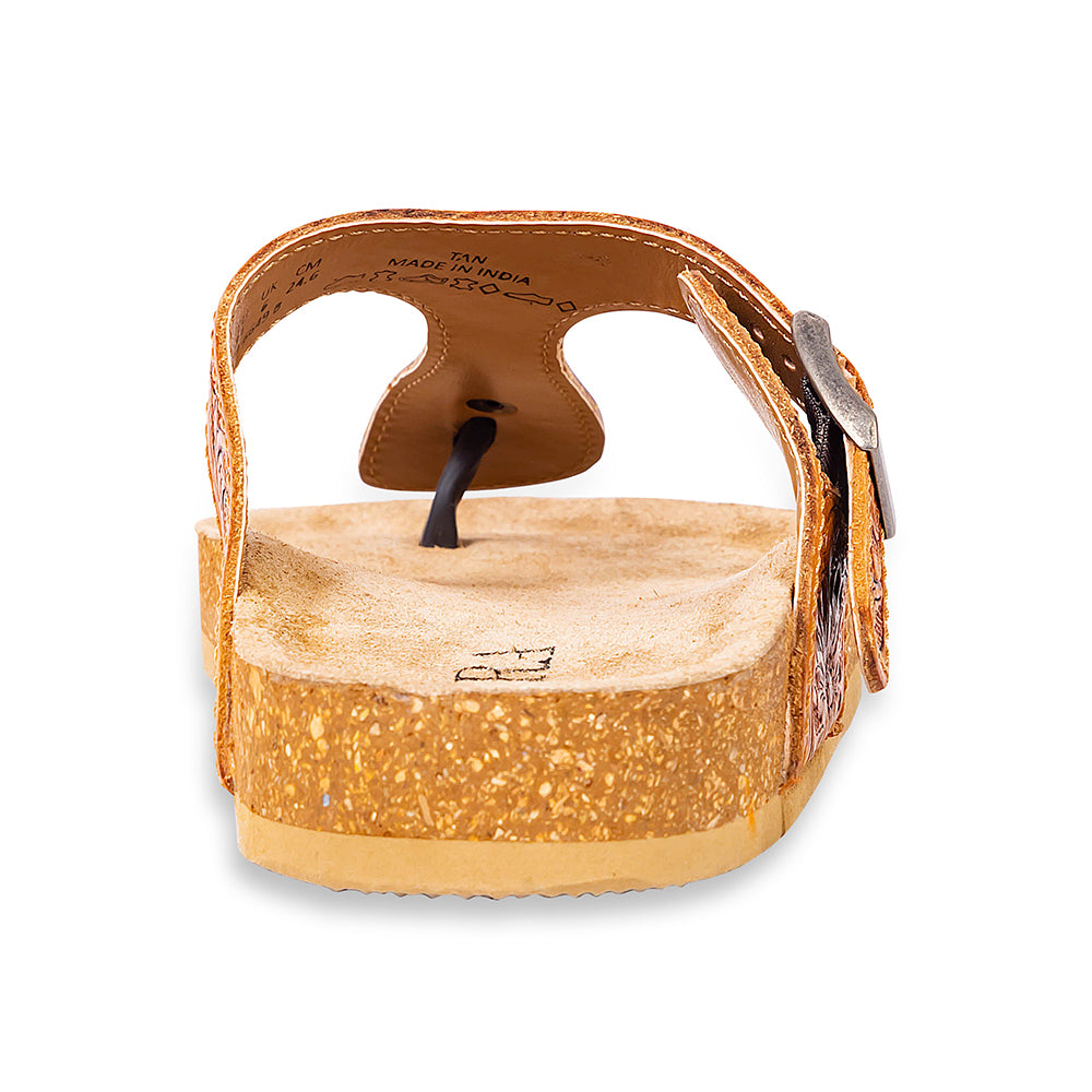 Rosie Trail Hand-Tooled Sandals - Myra USA