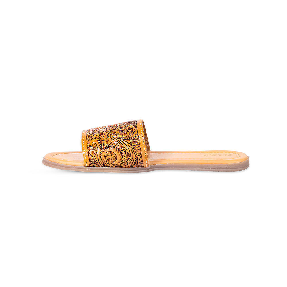 Willa Hand-Tooled Sandals - Myra USA