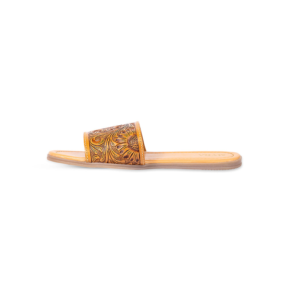 Xena Hand-Tooled Sandals - Myra USA