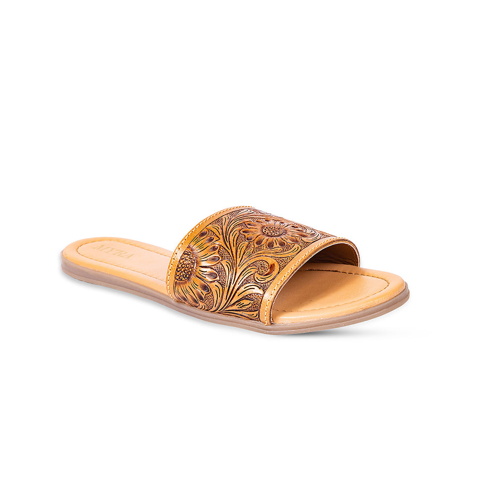 Xena Hand-Tooled Sandals - Myra USA