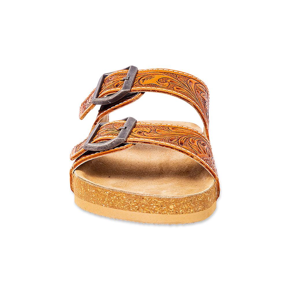 Molly Megan Hand-Tooled Sandals - Myra USA