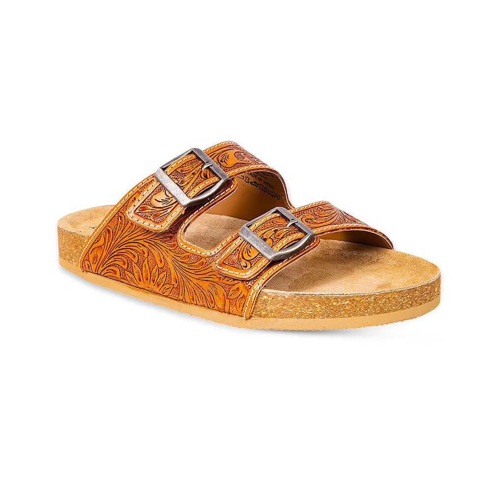 Molly Megan Hand-Tooled Sandals - Myra USA