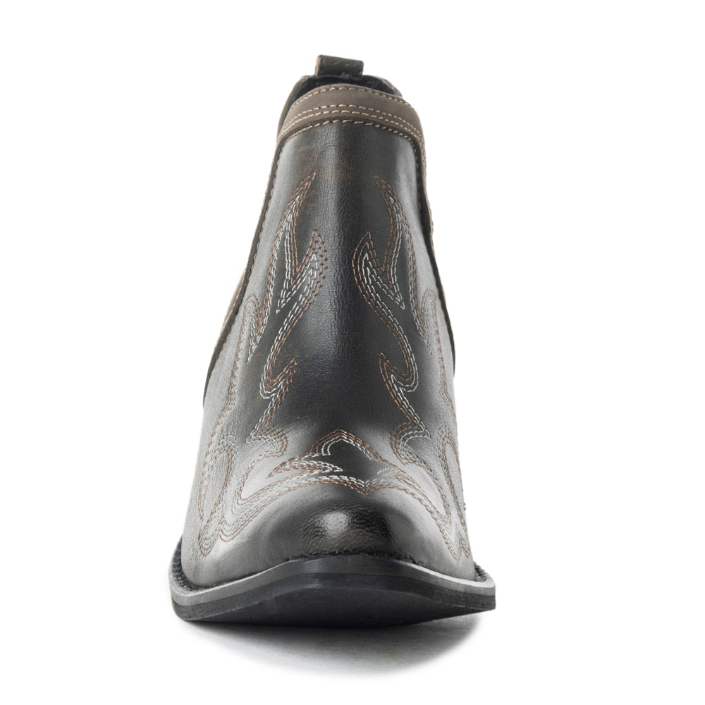 Emmie Faye Stitched Leather Boots - Myra USA