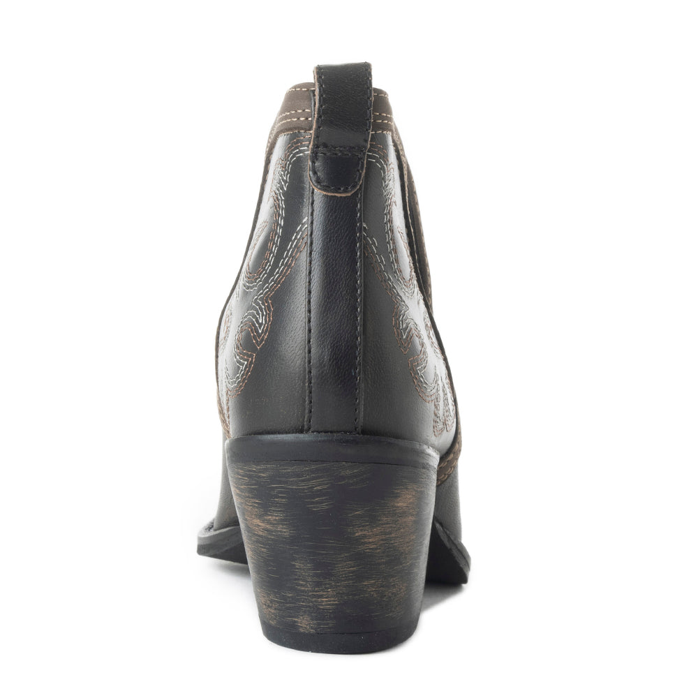 Emmie Faye Stitched Leather Boots - Myra USA