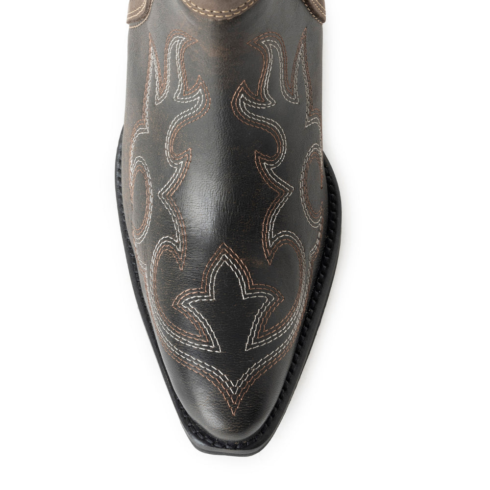 Emmie Faye Stitched Leather Boots - Myra USA