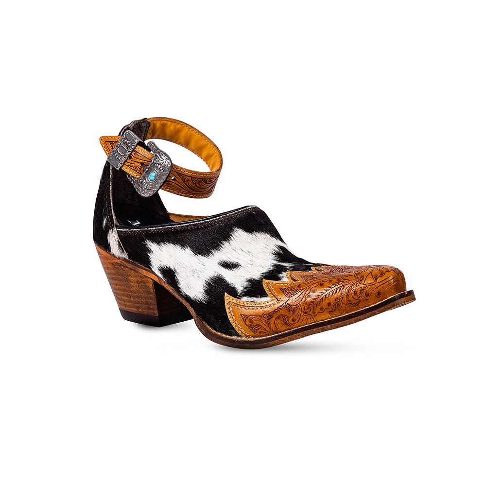 Zora Canyon Hair-On Hide Mules - Myra USA