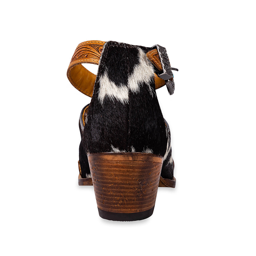 Zora Canyon Hair-On Hide Mules - Myra USA