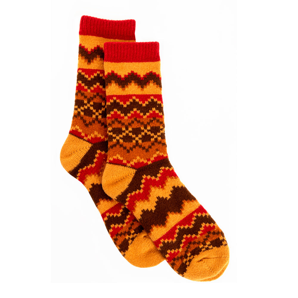 Sunset Ridge Patterned Socks - Myra USA
