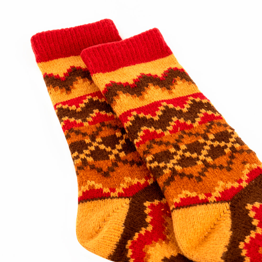 Sunset Ridge Patterned Socks - Myra USA