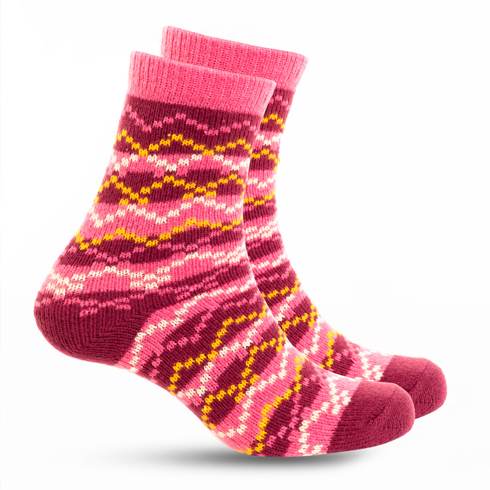 Winter Berry Patterned Socks - Myra USA