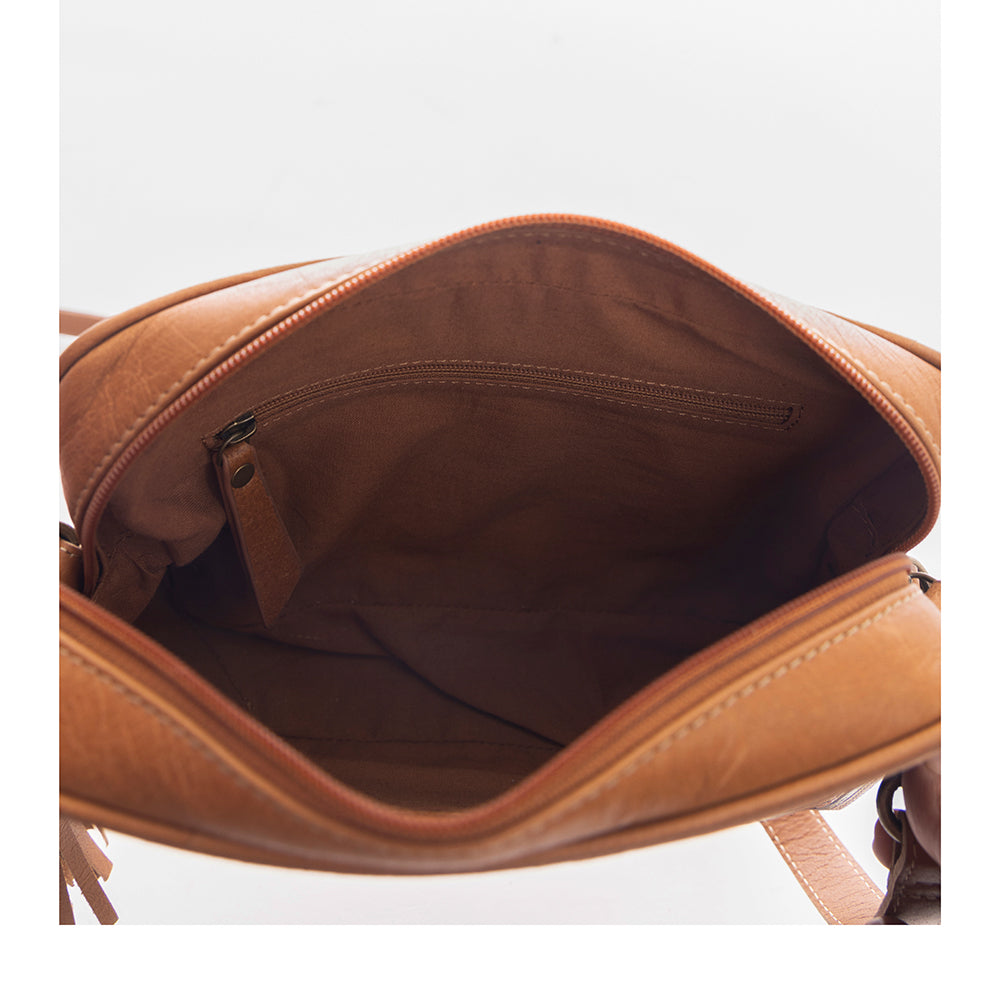 Age of the Steer Small Hand-Tooled Bag - Myra USA