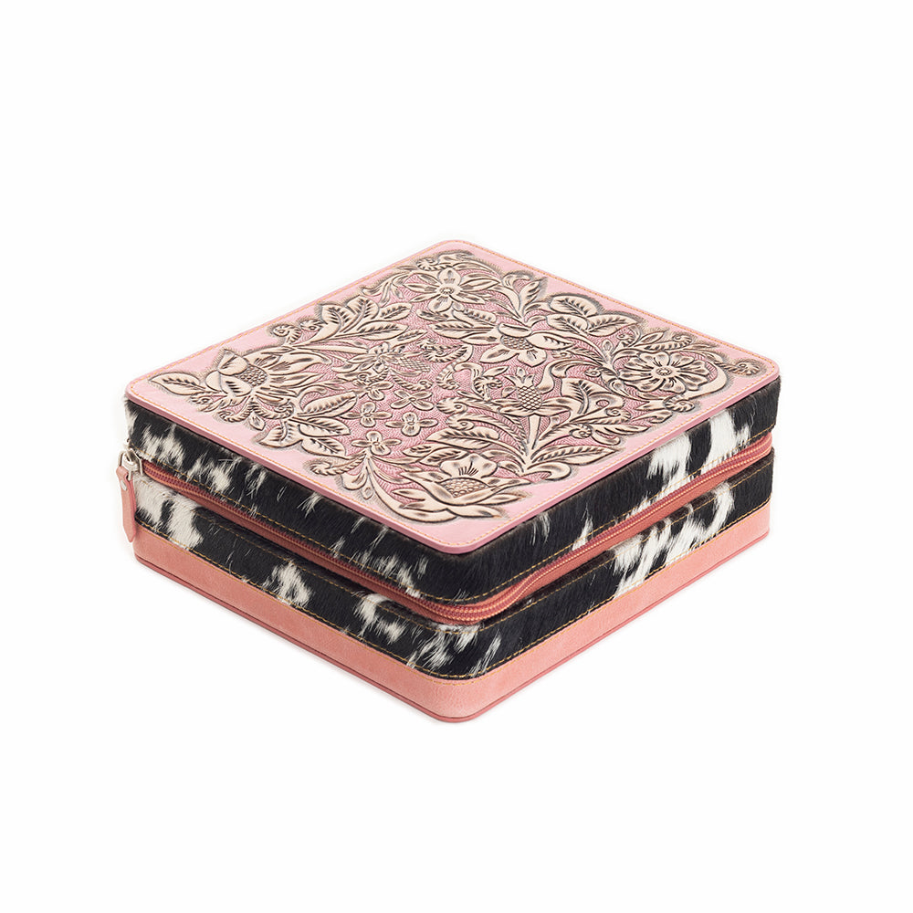 Tennison Charm Jewelry Box in Pink - Myra USA