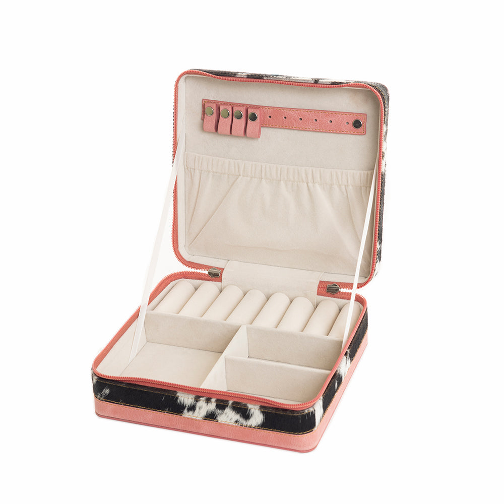 Tennison Charm Jewelry Box in Pink - Myra USA