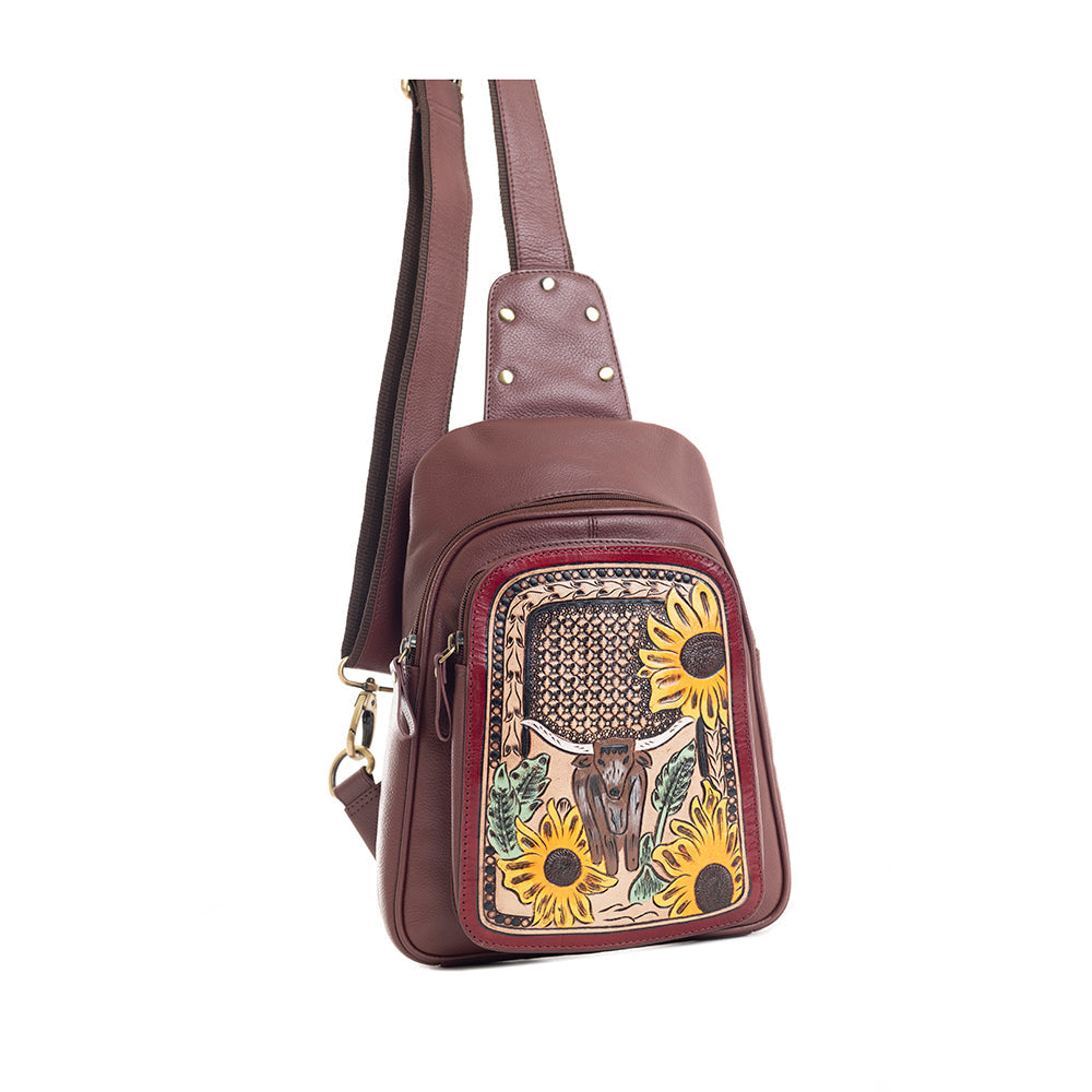 Sunflower Steer Sling Bag - Myra USA