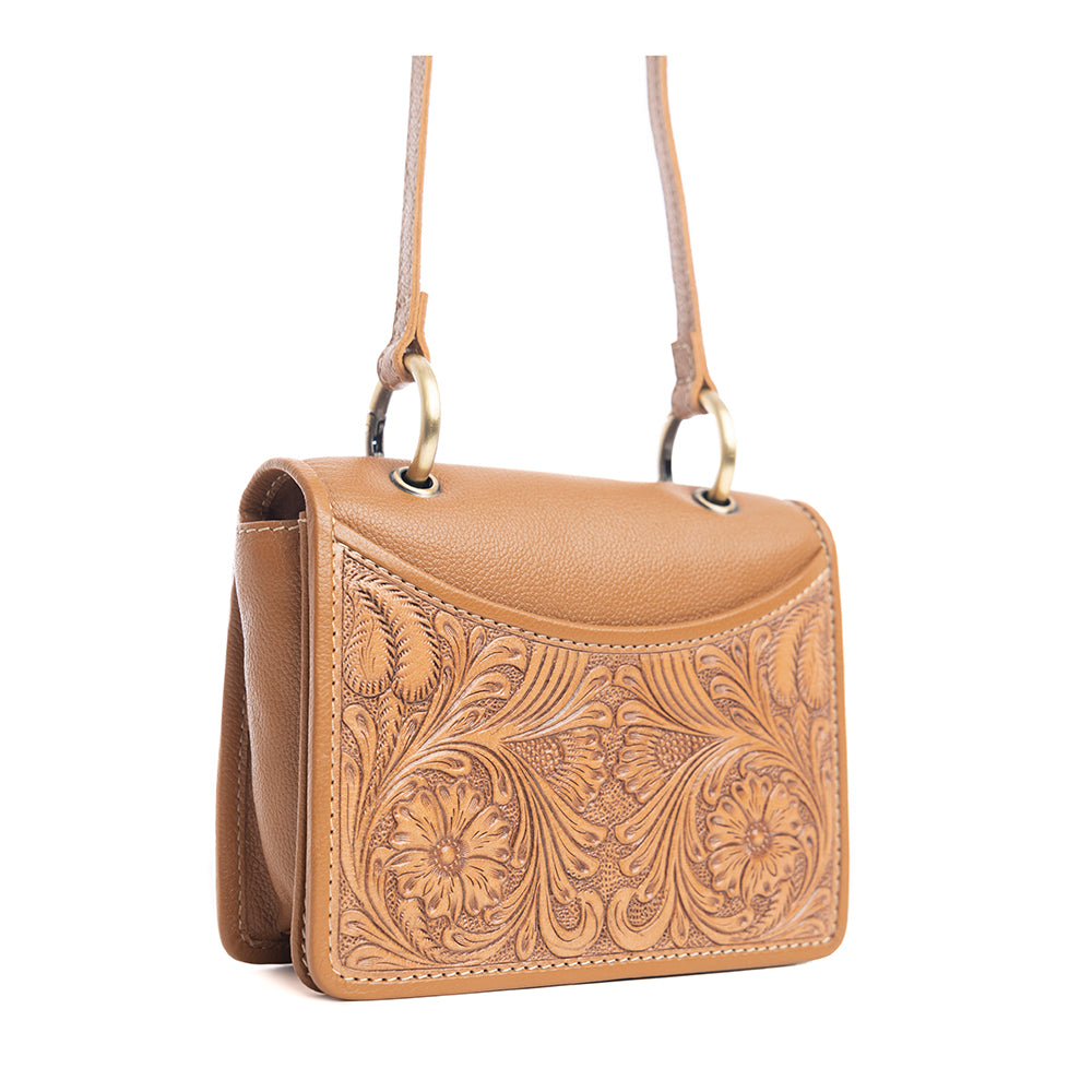 Breeze Wind Hand-Tooled Bag - Myra USA