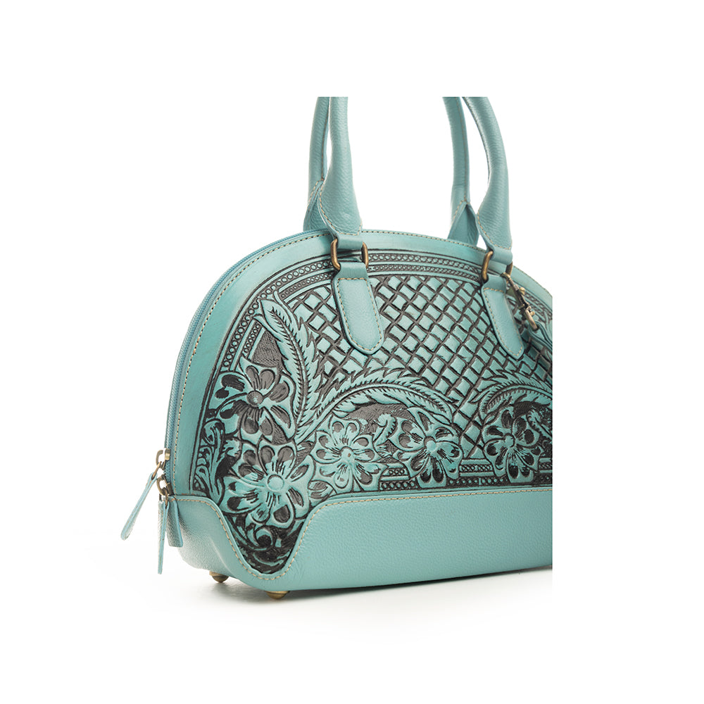 Peonie Creek Hand-Tooled Bag - Myra USA
