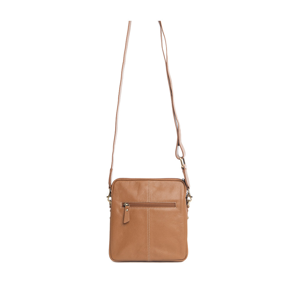 Breeze Wind Small Hand-Tooled Bag - Myra USA