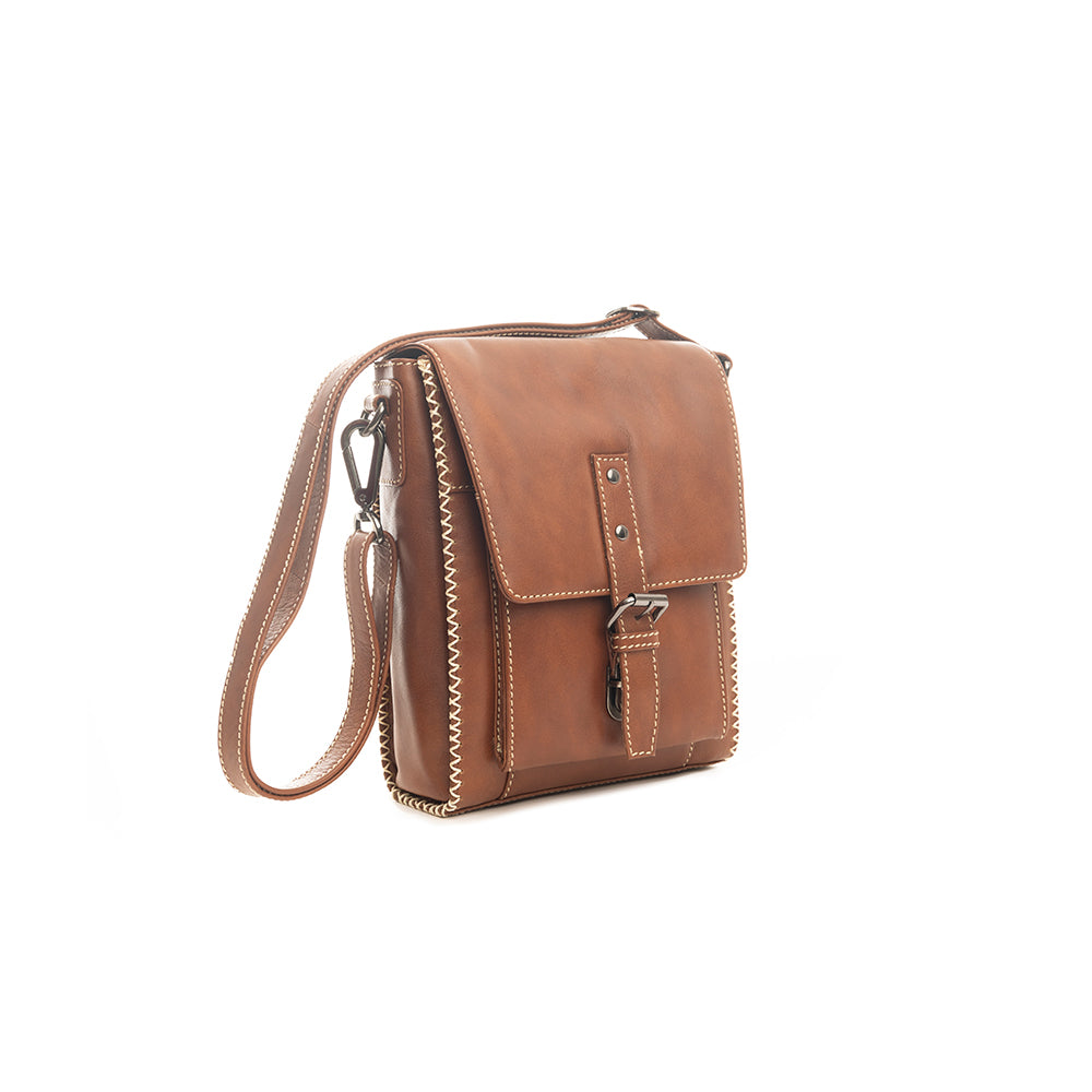 Cinnamon Trail Shoulder Leather Bag – Myra USA display picture 1