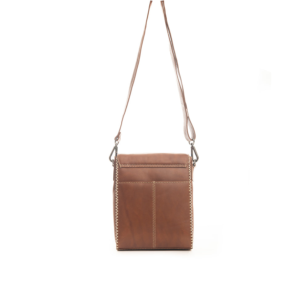 Cinnamon Trail Shoulder Leather Bag - Myra USA