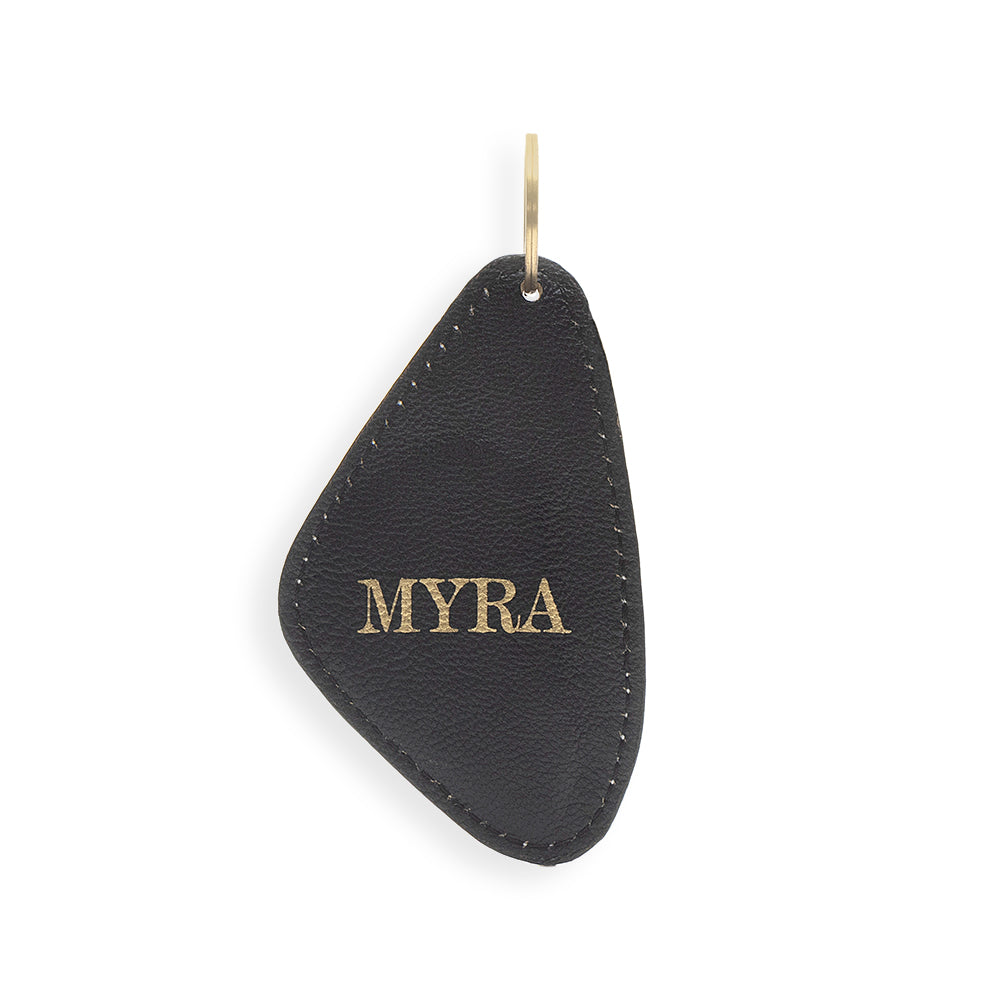 Darlene Peak Hand-tooled Leather Key Fob - Myra USA