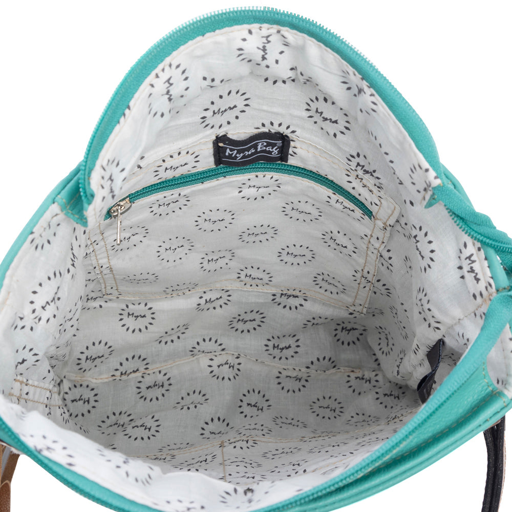 Terra Donna Concealed-Carry Bag in Turquoise - Myra USA