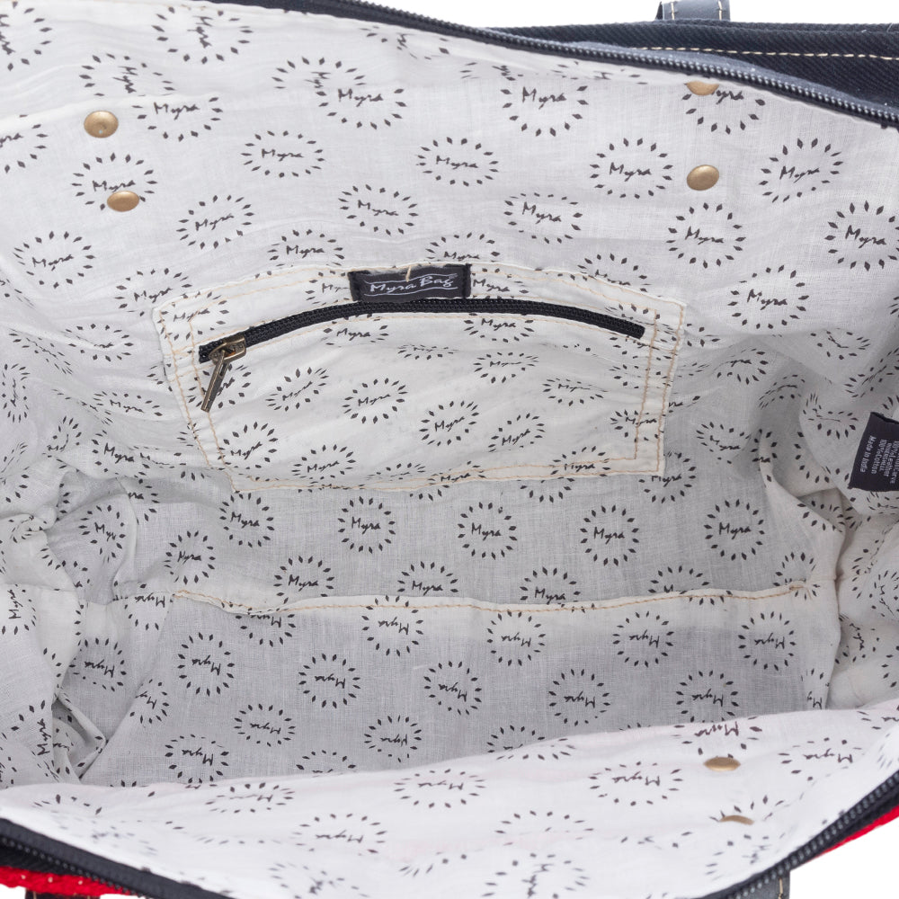 Algodones Small Bag in Red - Myra USA