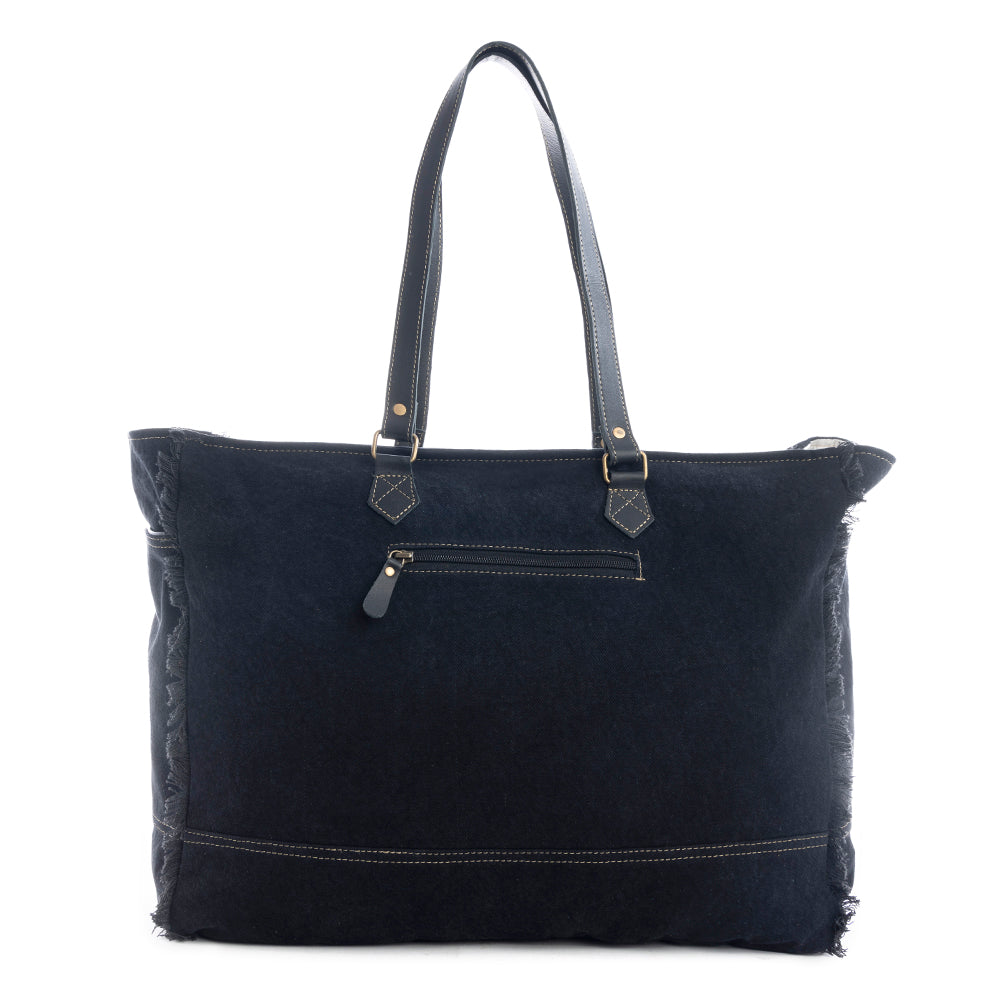 Wagon Trails Weekender Bag in Coal - Myra USA