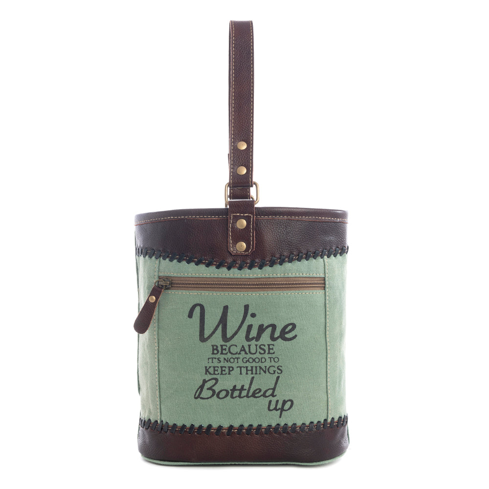 Bottled Up Double Wine Bag - Myra USA